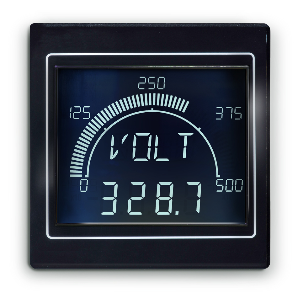 apm-max-m23-nu-4b Trumeter APM-MAX LCD Digital Panel Multifunction Meter for Process Meter or a Shunt Meter,  68 mm  x 68 mm