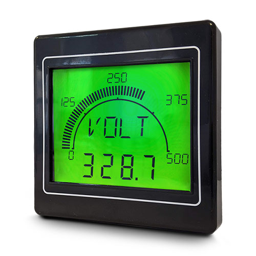 Trumeter APM-MAX LCD Digital Panel Multifunction Meter for Process Meter or a Shunt Meter,  68 mm  x 68 mm