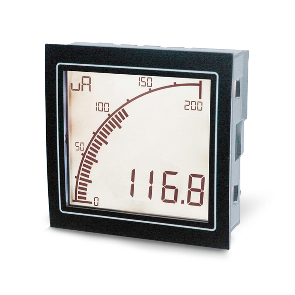 Trumeter APM Analogue Panel Ammeter 500 mA DC, 68 mm x 68 mm, 0.1 %
