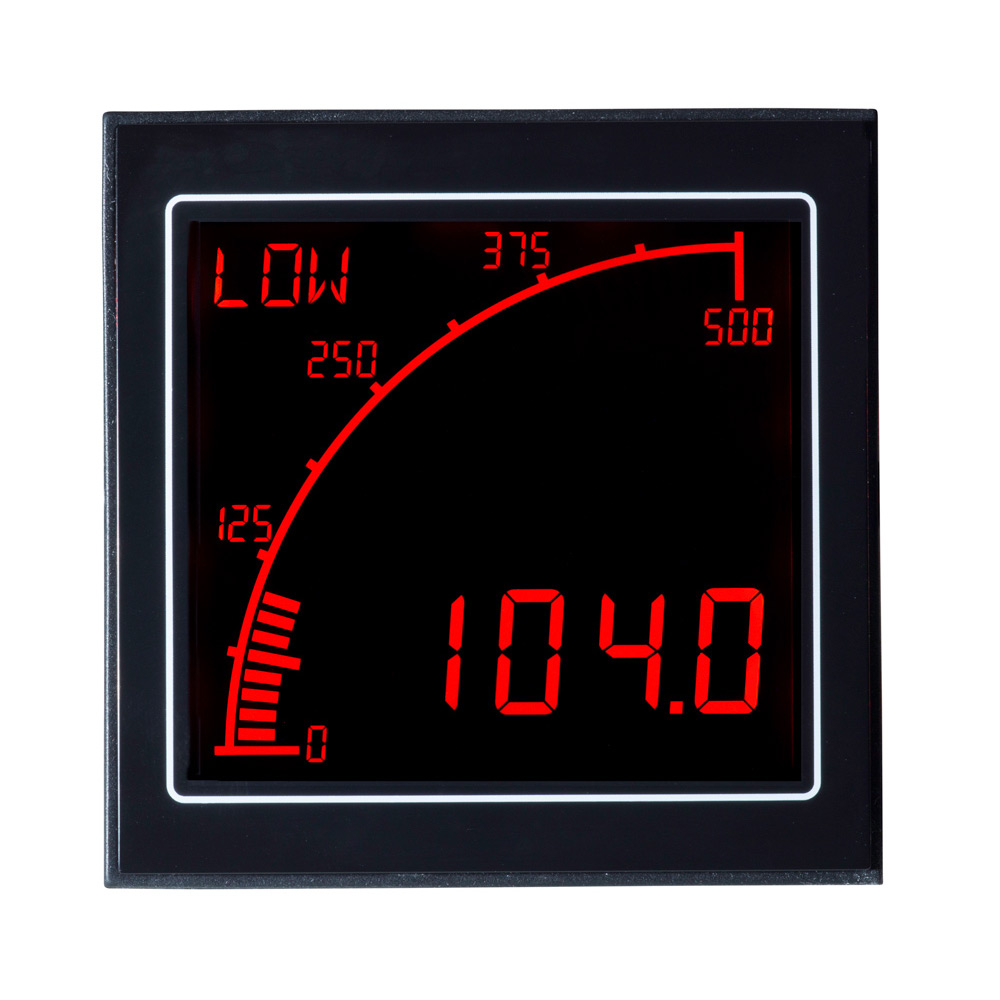 apm-proc-ano Trumeter APM LCD Digital Panel Multifunction Meter for Voltage, Current,  68 mm  x 68 mm