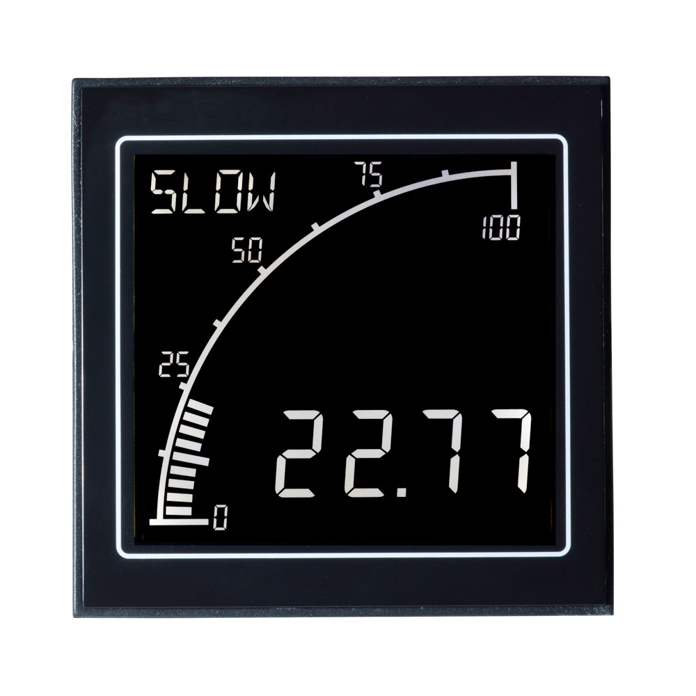 apm-proc-ano Trumeter APM LCD Digital Panel Multifunction Meter for Voltage, Current,  68 mm  x 68 mm