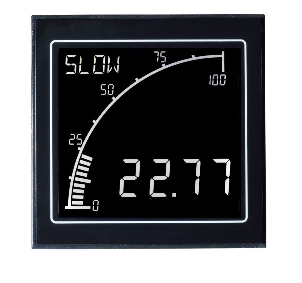 apm-proc-apo Trumeter APM LCD Digital Panel Multifunction Meter for Current, Voltage,  68 mm  x 68 mm