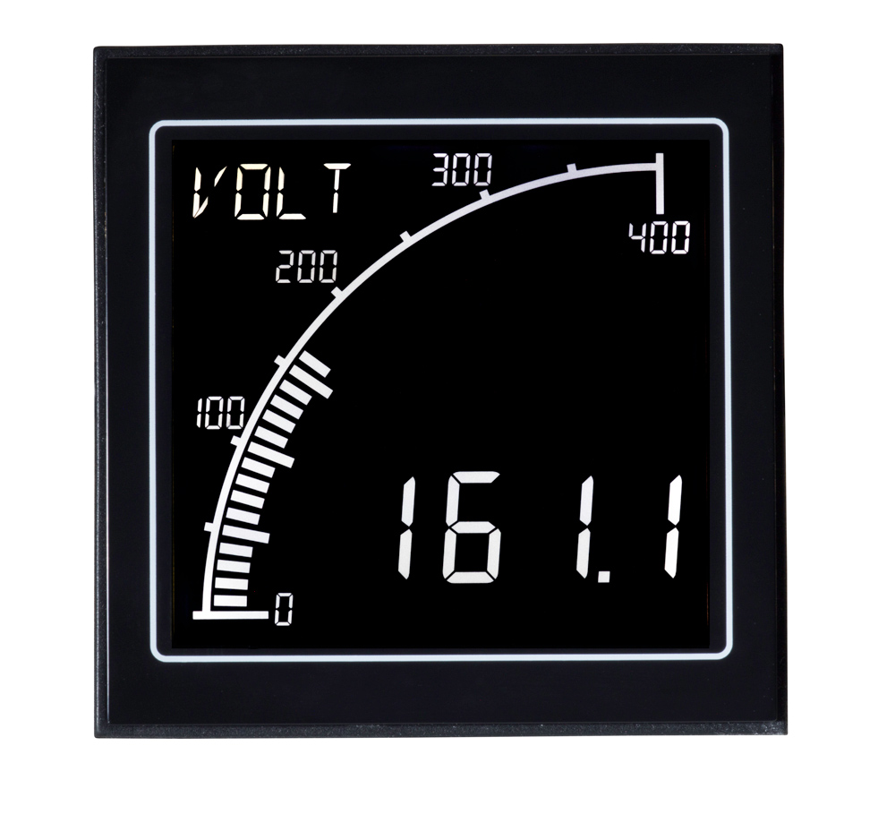 Trumeter APM Series Digital Voltmeter DC, LCD Display 4-Digits 0.1 %, 68 mm, 68 mm