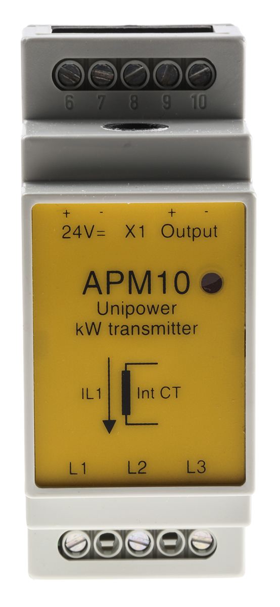 Unipower 5A, 60 A APM Motor Load Transducer, 24V dc, 50 °C, -15 °C
