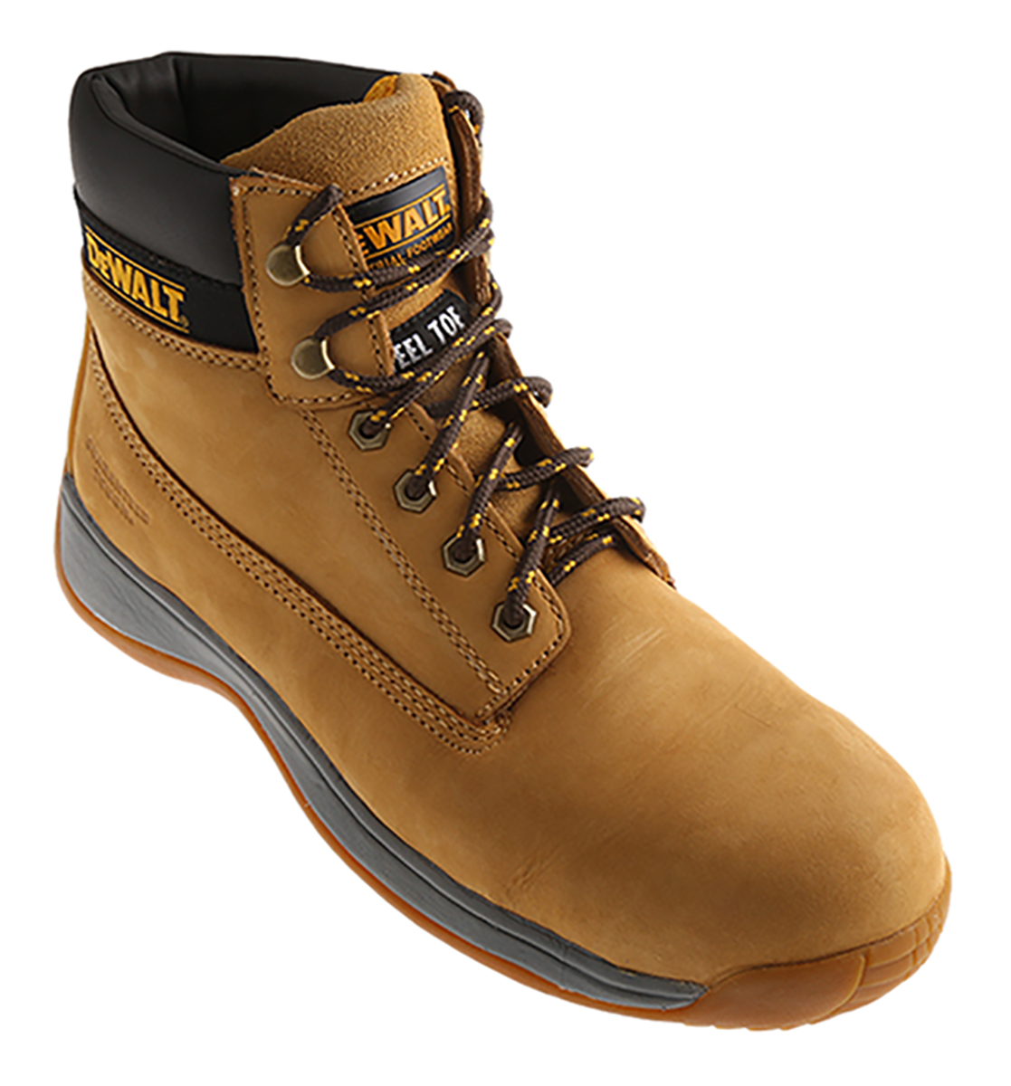 DeWALT Apprentice Honey Steel Toe Capped Men's Safety Boots 10, EU 44 EN 345 SB, EN ISO 20345:2011