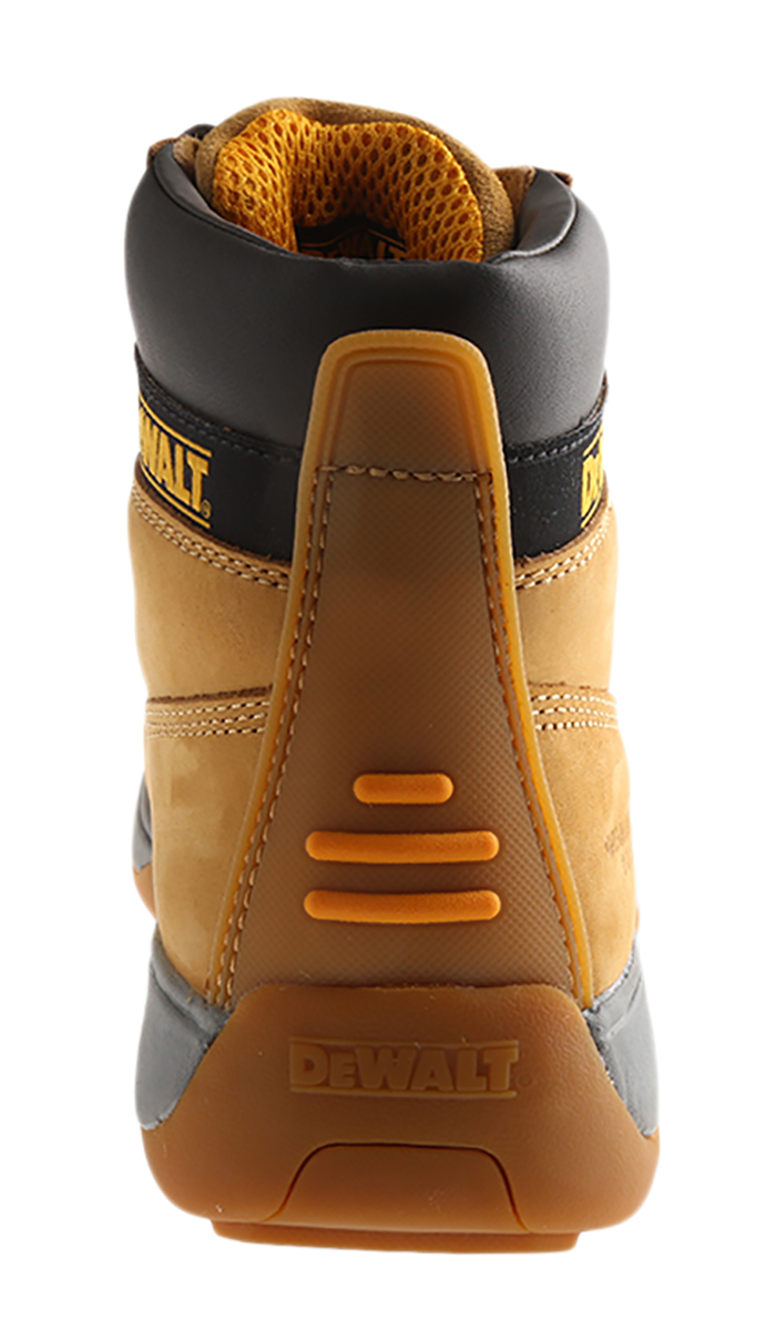 apprentice-size-10 DeWALT Apprentice Honey Steel Toe Capped Men's Safety Boots 10, EU 44 EN 345 SB, EN ISO 20345:2011