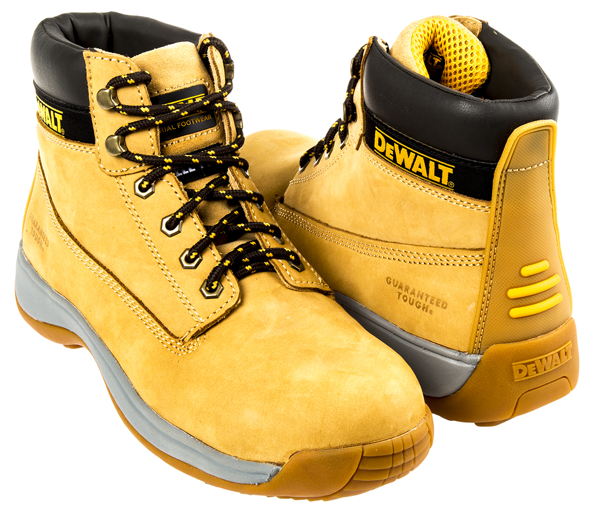 DeWALT Apprentice Honey Steel Toe Capped Men's Safety Boots 9, EU 43 EN 345 SB, EN ISO 20345:2011