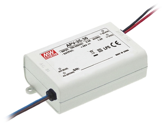 MEAN WELL LED Driver, 5V Output, 35 W Output, 5A