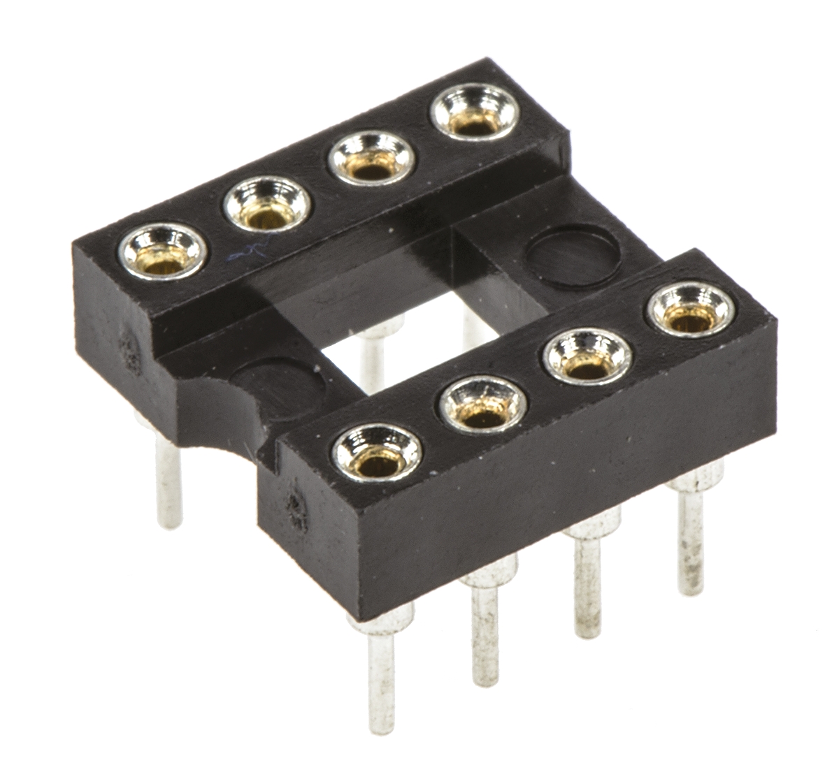 ASSMANN WSW 2.54 mm Pitch Vertical 8 Way, Through Hole Turned Pin Open Frame DIL Socket, 3A