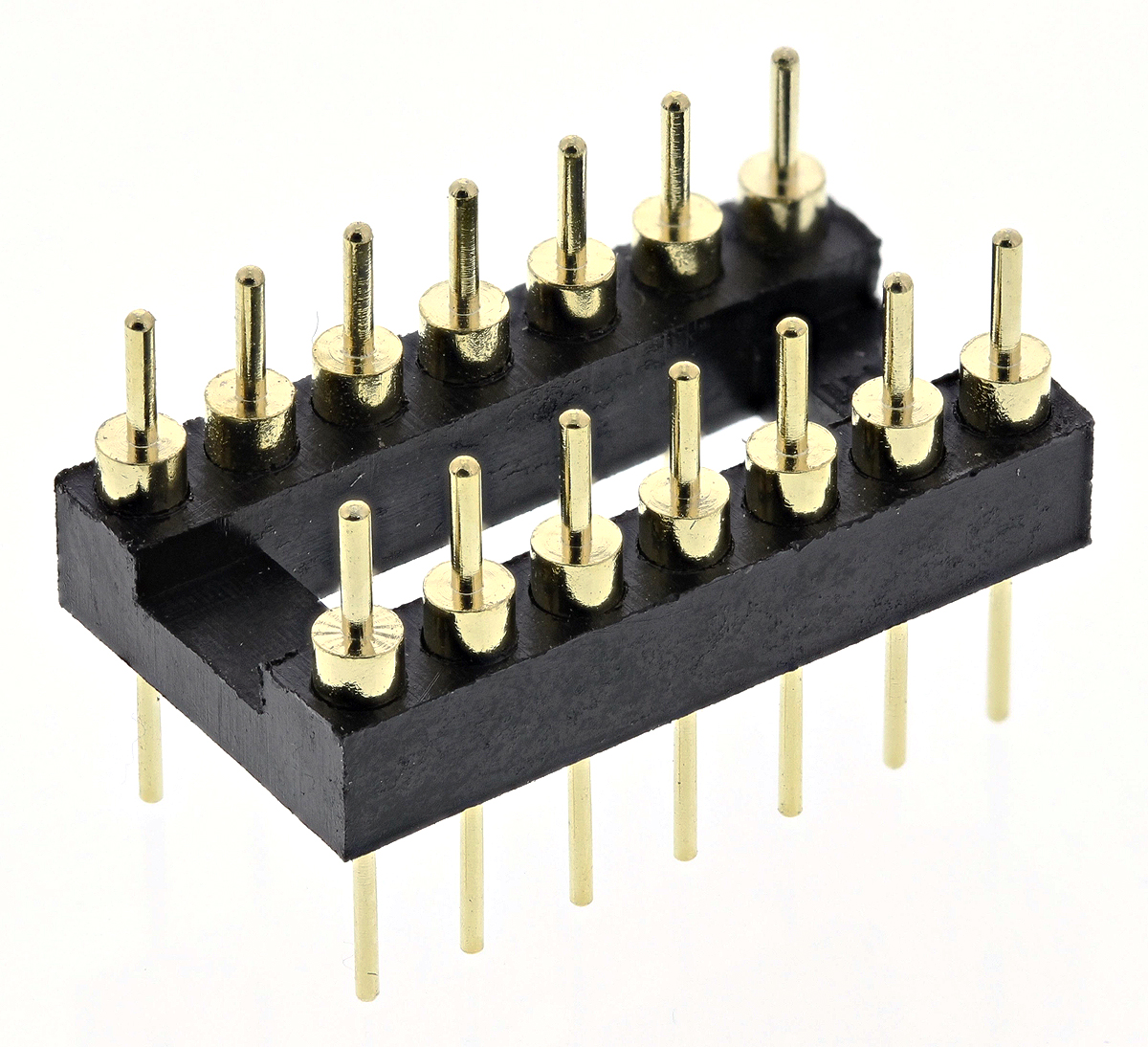 ASSMANN WSW Straight Through Hole Mount 2.54 mm Pitch IC Socket Adapter, DIP to DIP