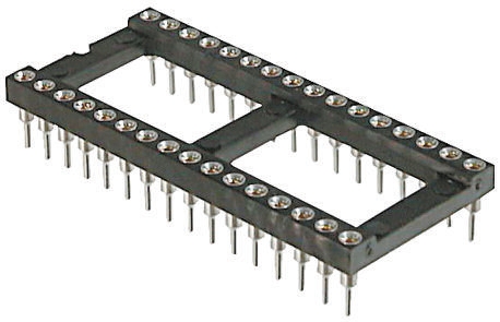 ASSMANN WSW 2.54 mm Pitch Vertical 32 Way, Through Hole Turned Pin Open Frame DIL Socket, 3A