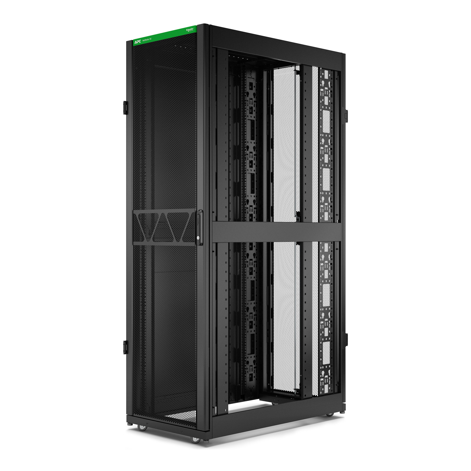 ar3100b2 APC NetShelter SX Series Black 42 U Steel Enclosure , with 4 Post Frame, 1070 mm, 1991 mm Height 600 mm