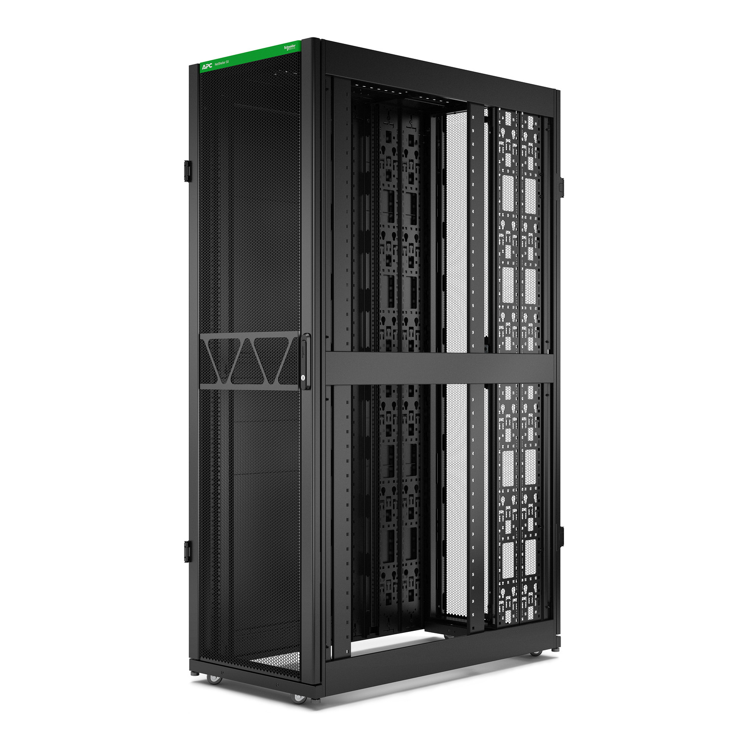 ar3300b2 APC NetShelter SX Series Black 42 U Steel Enclosure , with 4 Post Frame, 1200 mm, 1991 mm Height 600 mm