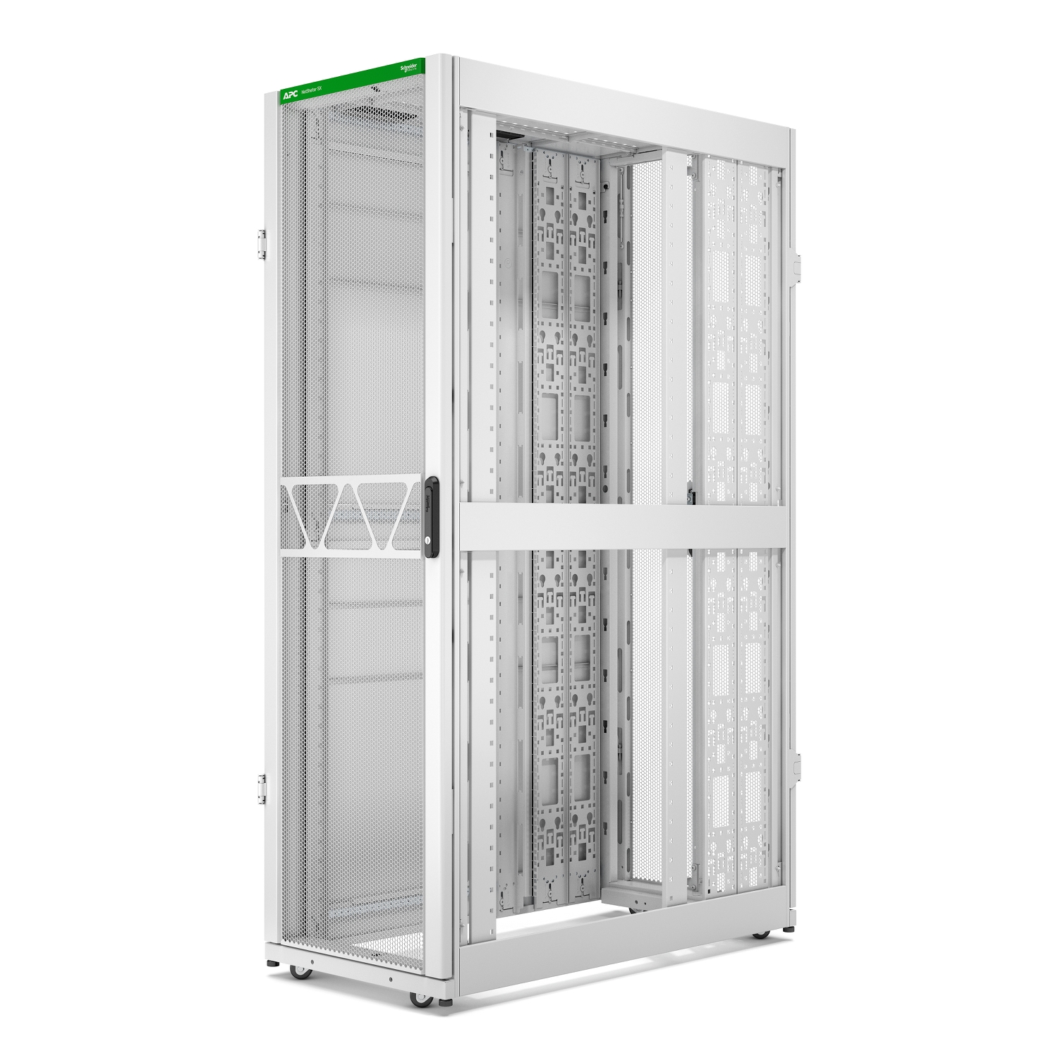 ar3300w2 APC NetShelter SX Series White 42 U Steel Enclosure , with 4 Post Frame, 1200 mm, 1991 mm Height 600 mm