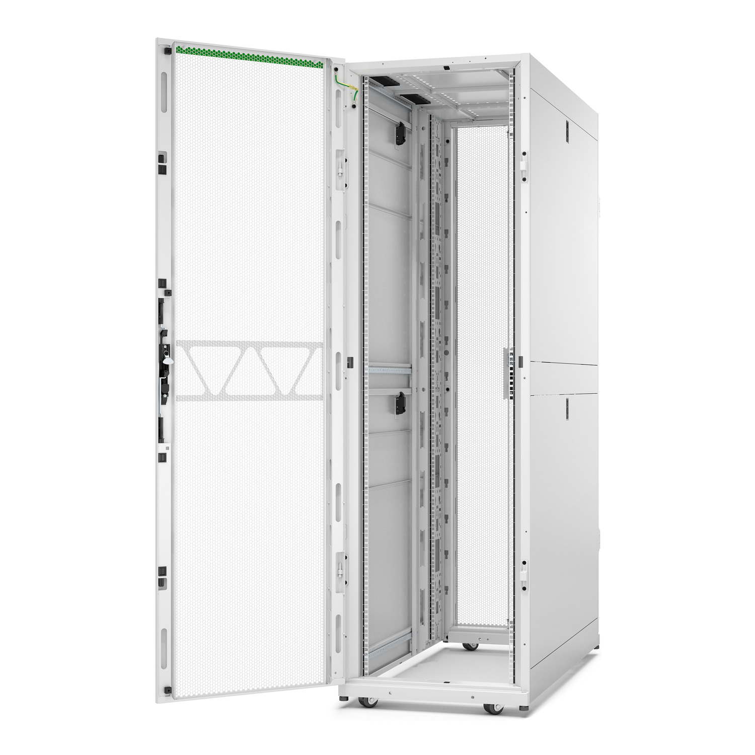 ar3300w2 APC NetShelter SX Series White 42 U Steel Enclosure , with 4 Post Frame, 1200 mm, 1991 mm Height 600 mm