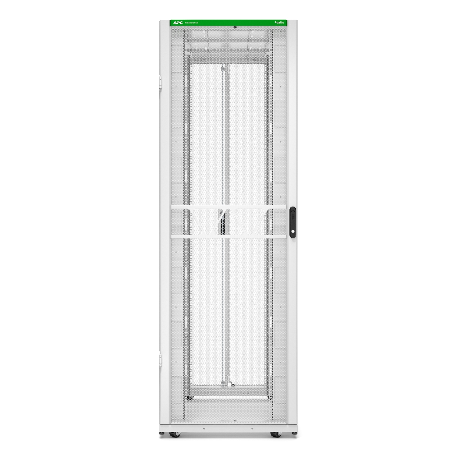 ar3357w2 APC NetShelter SX Series White 48 U Steel Enclosure , with 4 Post Frame, 1200 mm, 2258 mm Height 750 mm