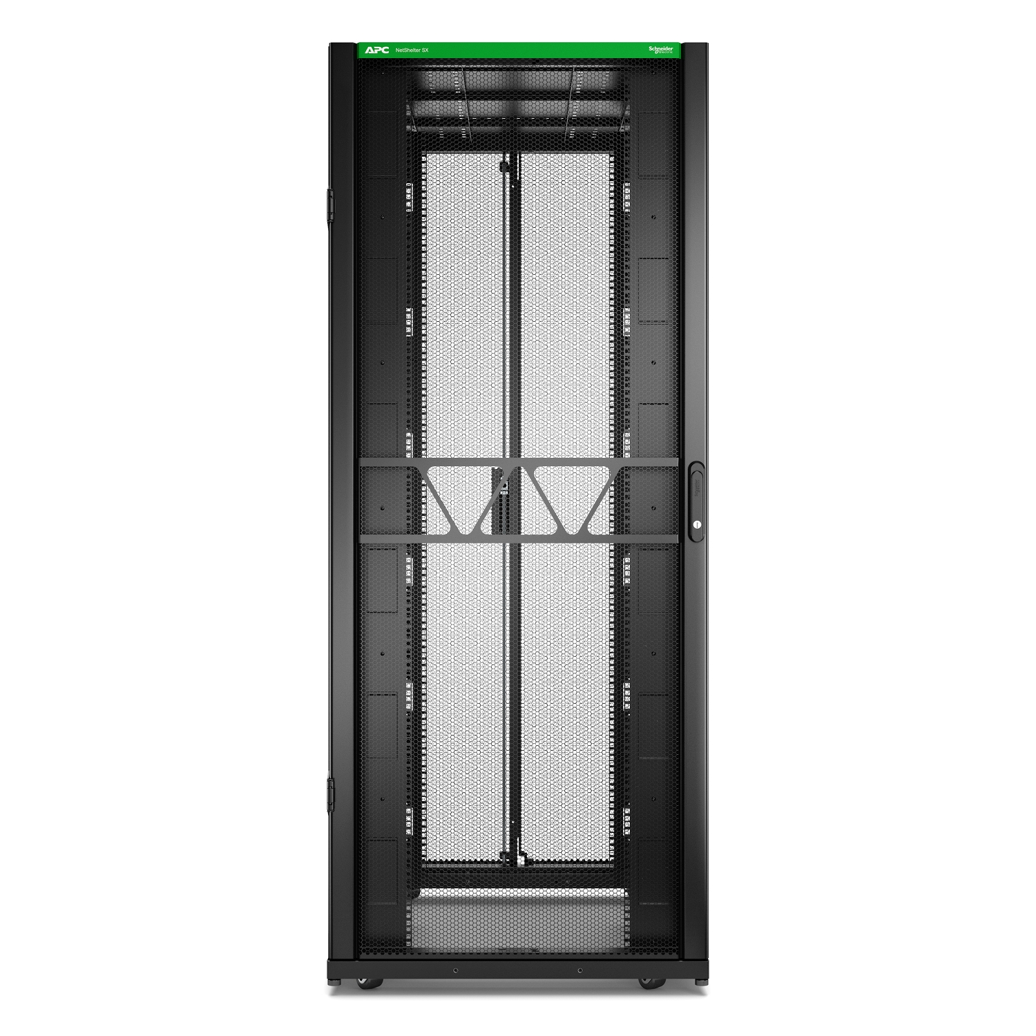 ar3380b2 APC NetShelter SX Series Black 42 U Steel Enclosure , with 4 Post Frame, 1200 mm, 1991 mm Height 800 mm