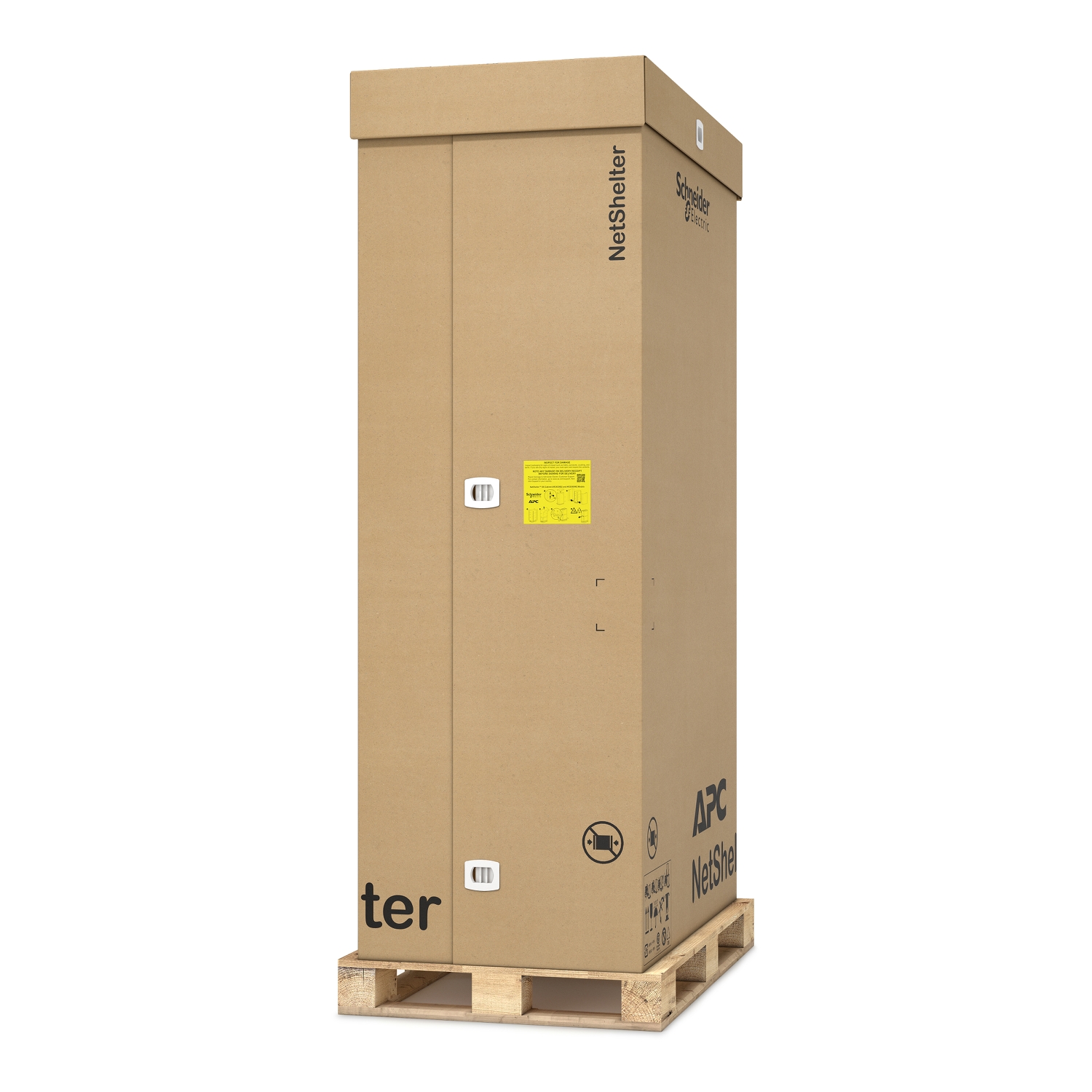 ar3387w2 APC NetShelter SX Series White 48 U Steel Enclosure , with 4 Post Frame, 1200 mm, 2258 mm Height 800 mm