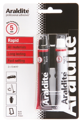 Araldite Araldite Rapid Liquid Adhesive, Light Yellow, 30 ml