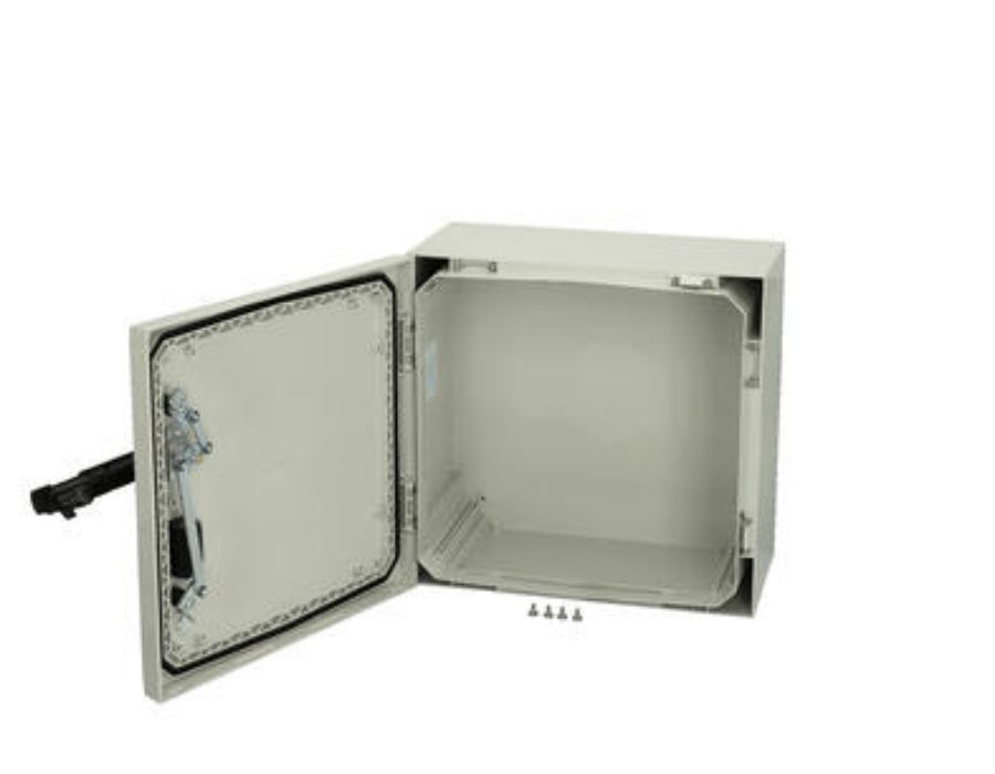 Fibox ARCA 404021S No MP Series Polycarbonate Wall Box, IP66, 400 mm x 400 mm x 210 mm
