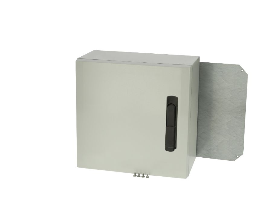 Fibox ARCA 404021S Series Polycarbonate Wall Box, IP66, 400 mm x 400 mm x 210 mm