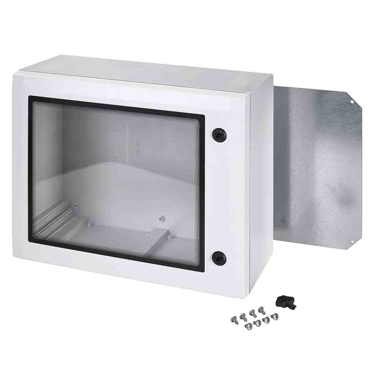 Fibox ARCA Series Polycarbonate Wall Box, IP65 Transparent Door, 222.5 mm x 600 mm x 487 mm