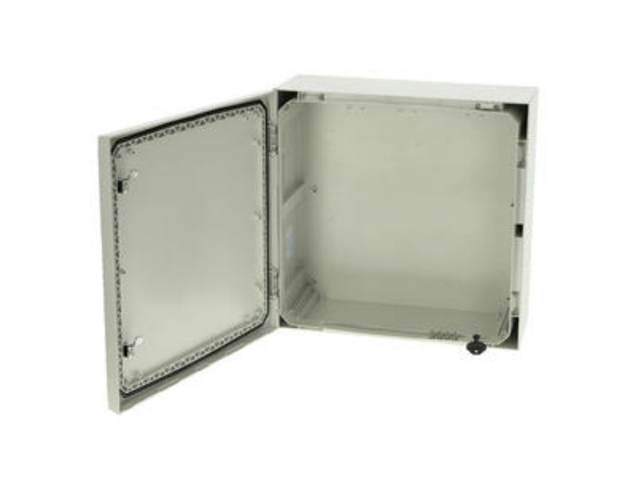arca-505021-no-mp Fibox ARCA 505021 Series Polycarbonate Wall Box, IP66, 500 mm x 500 mm x 210 mm