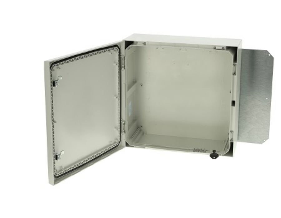 Fibox ARCA 505021 Series Polycarbonate Wall Box, IP66, 500 mm x 500 mm x 210 mm