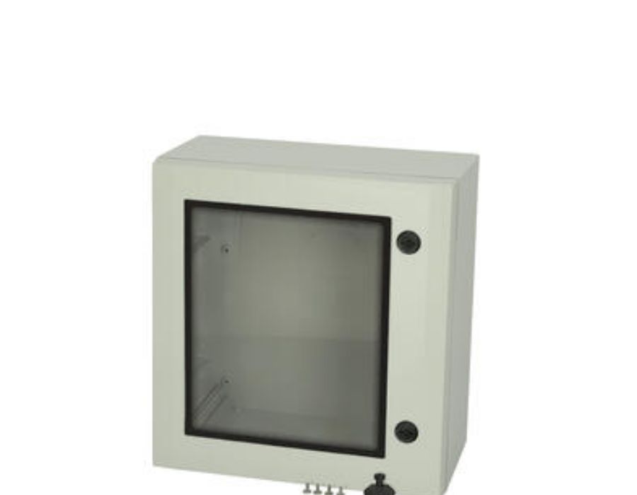 Fibox ARCA 505021W No MP Series Polycarbonate Wall Box, IP66 Transparent Door, 500 mm x 500 mm x 210 mm