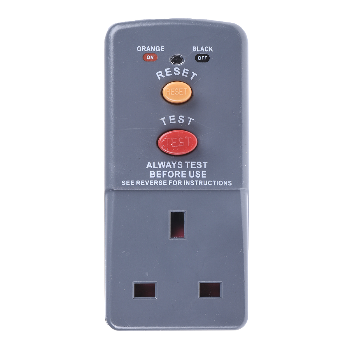 arcdkg Masterplug RCD Plug Adapter, 13A 2 Pole,240V ac