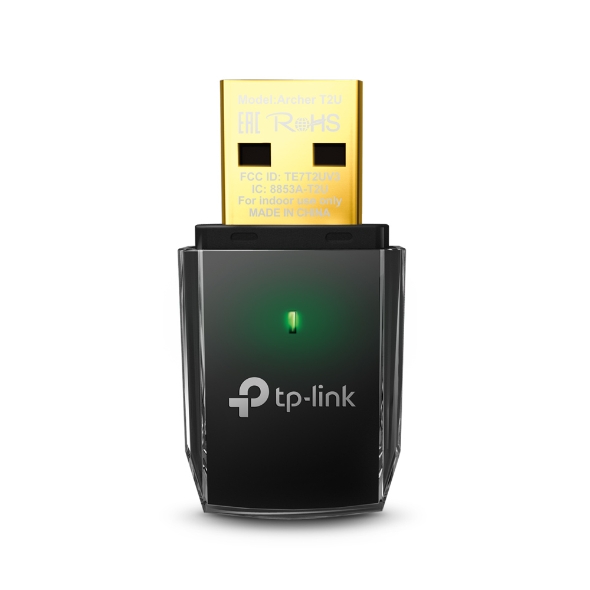 TP-Link AC600 USB 2.0 Wireless Adapter, 433Mbps Data Rate