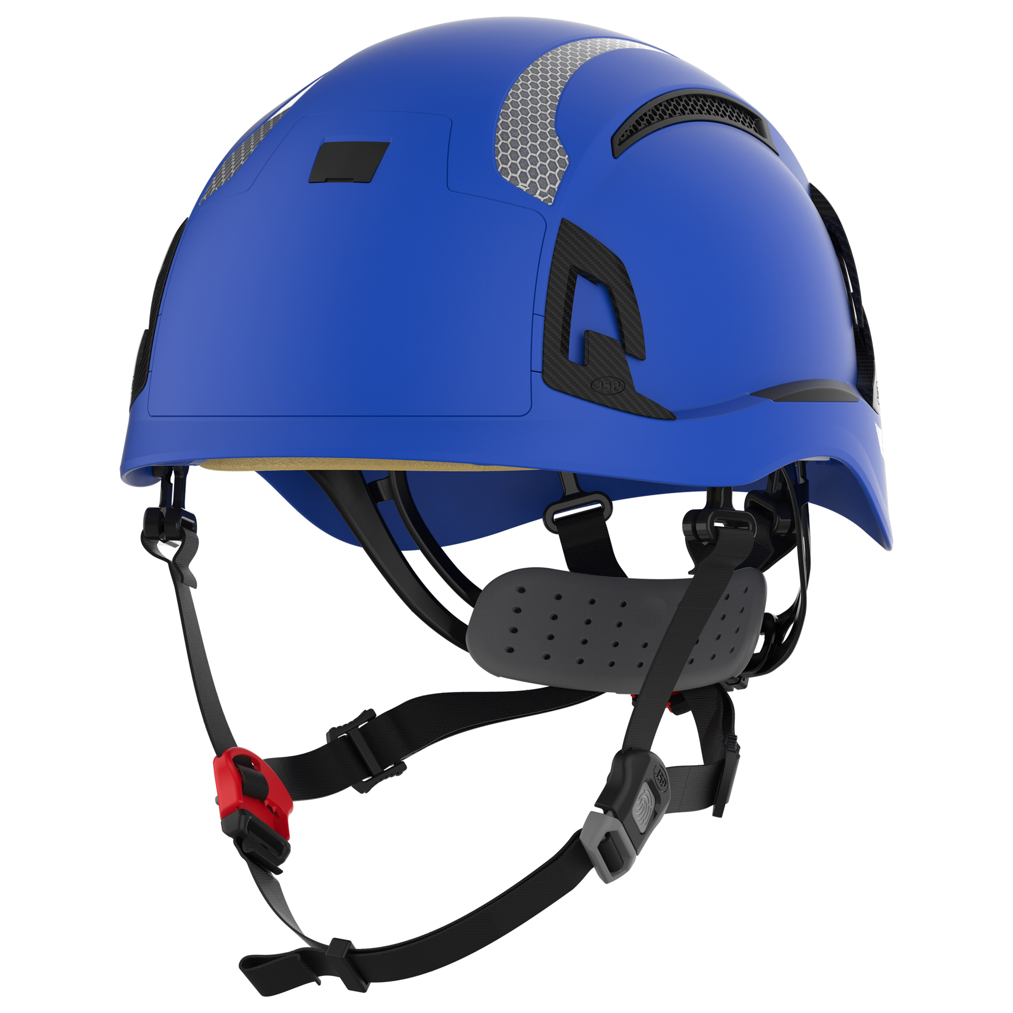 JSP EVO ALTA Blue Safety Helmet Chin Strap Included Ventilated Adjustable