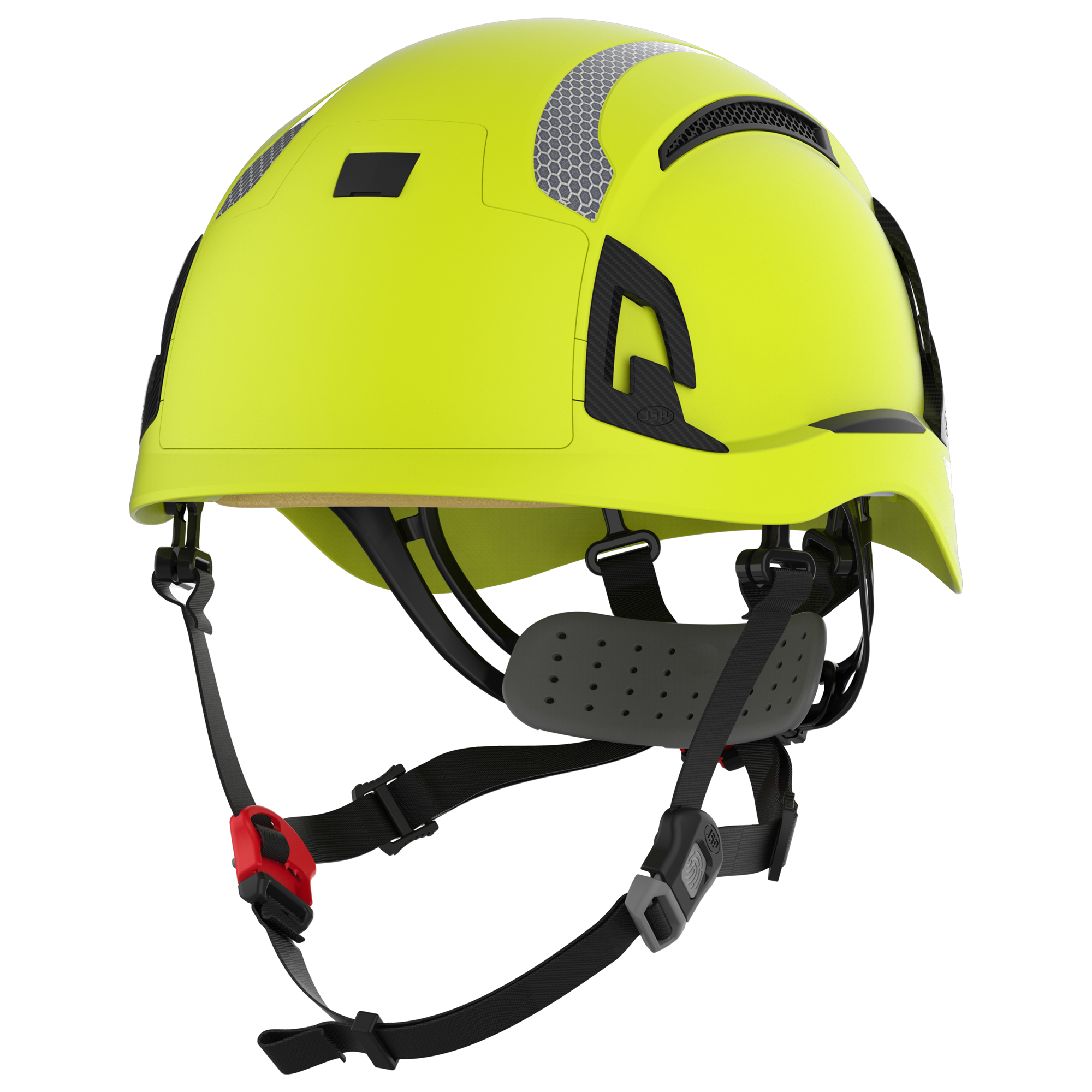 JSP EVO ALTA Yellow Hard Hat Chin Strap Included Ventilated