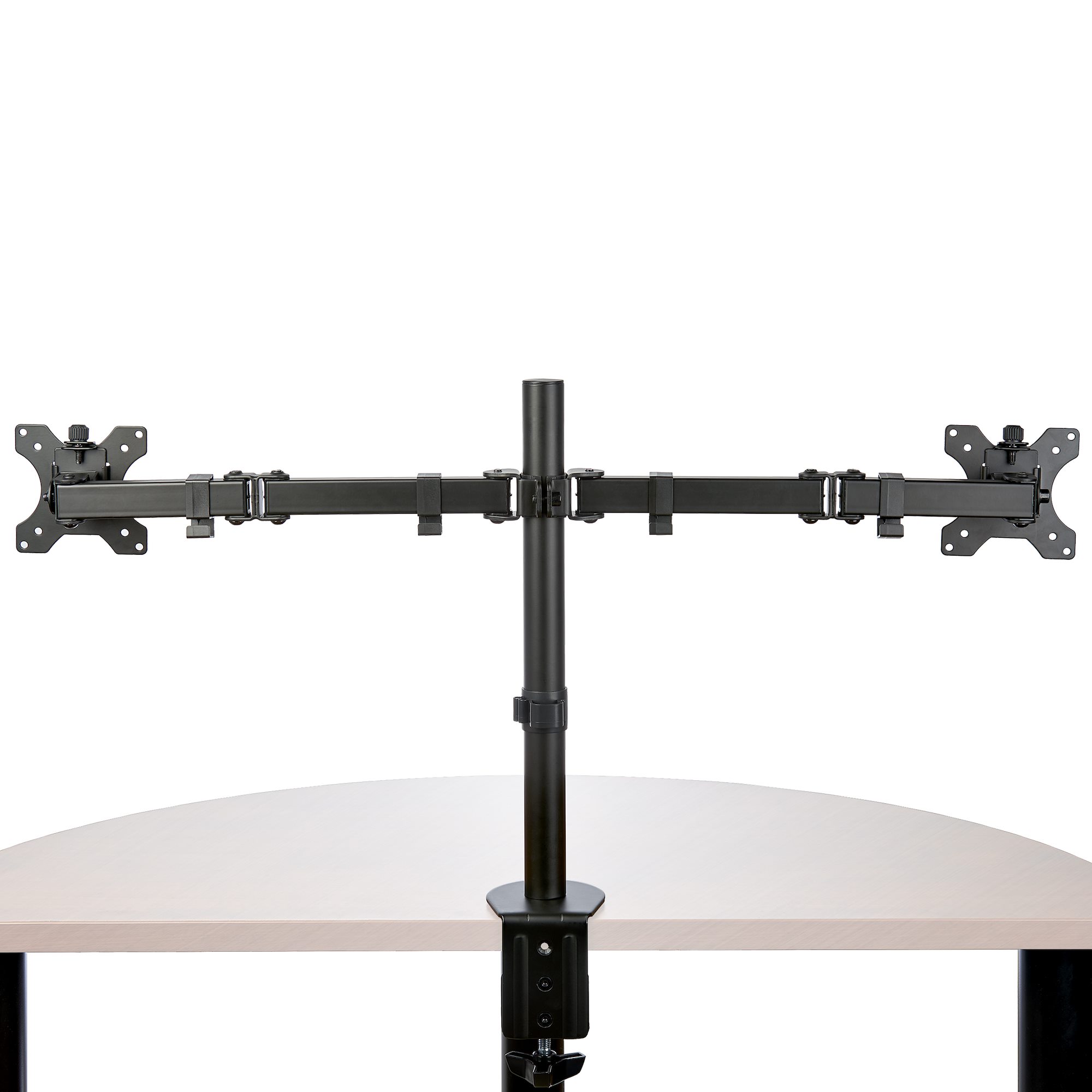 armdual2 StarTech.com ARMDUAL2 Black Monitor Arm, Desk Mount
