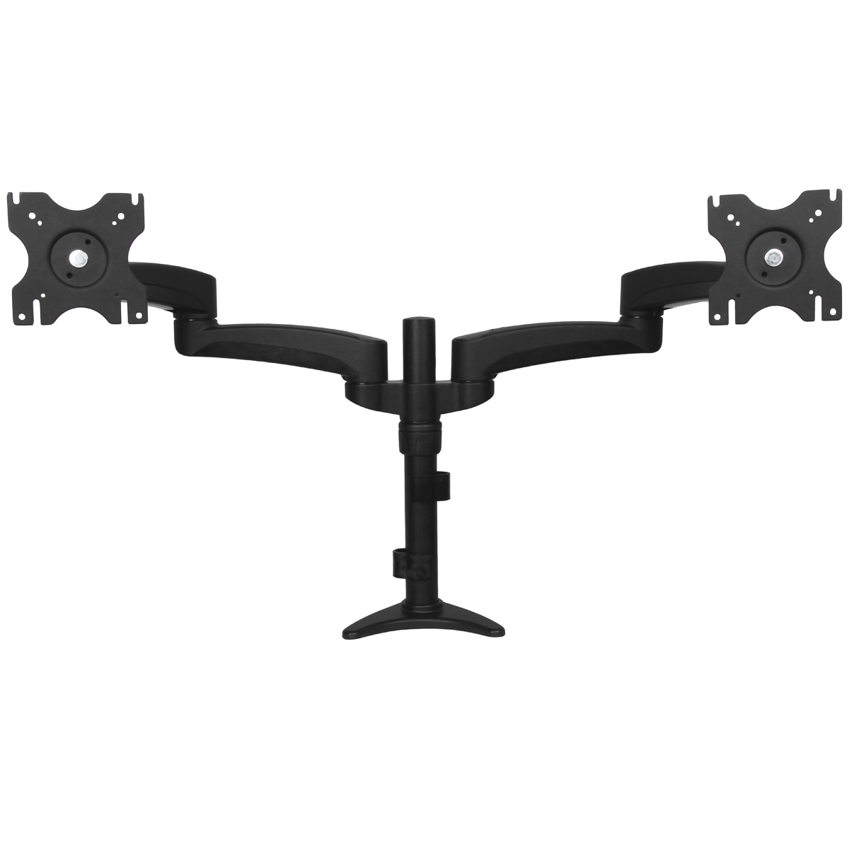StarTech.com ARMDUAL Black Monitor Arm, Desk Mount