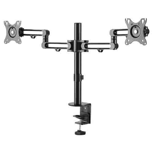 StarTech.com ARMDUAL3 Black Dual Monitor Arm, Desk Mount