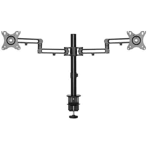 armdual3 StarTech.com ARMDUAL3 Black Dual Monitor Arm, Desk Mount