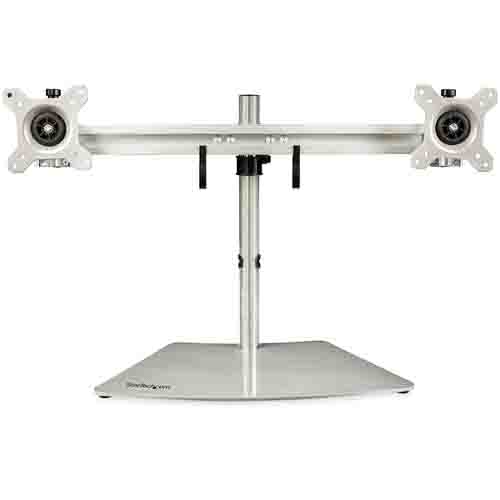 StarTech.com ARMDUOSS Silver Monitor Arm, Desk Mount
