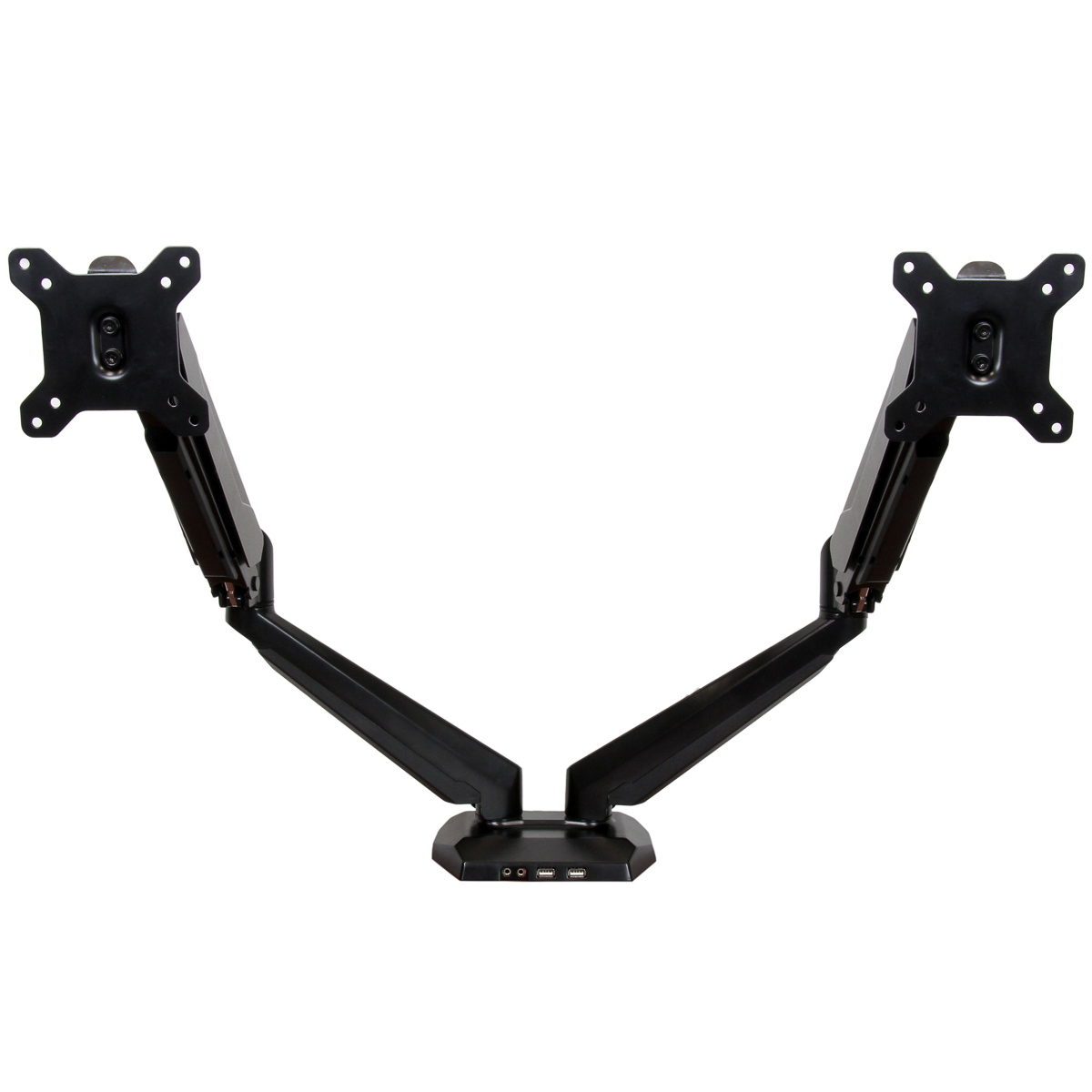 StarTech.com ARMSLIMDUO Black Monitor Arm, Desk Mount