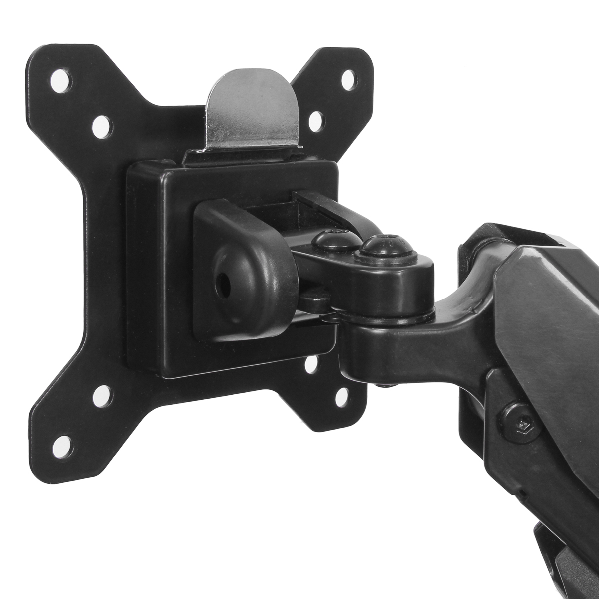 armslimduo StarTech.com ARMSLIMDUO Black Monitor Arm, Desk Mount