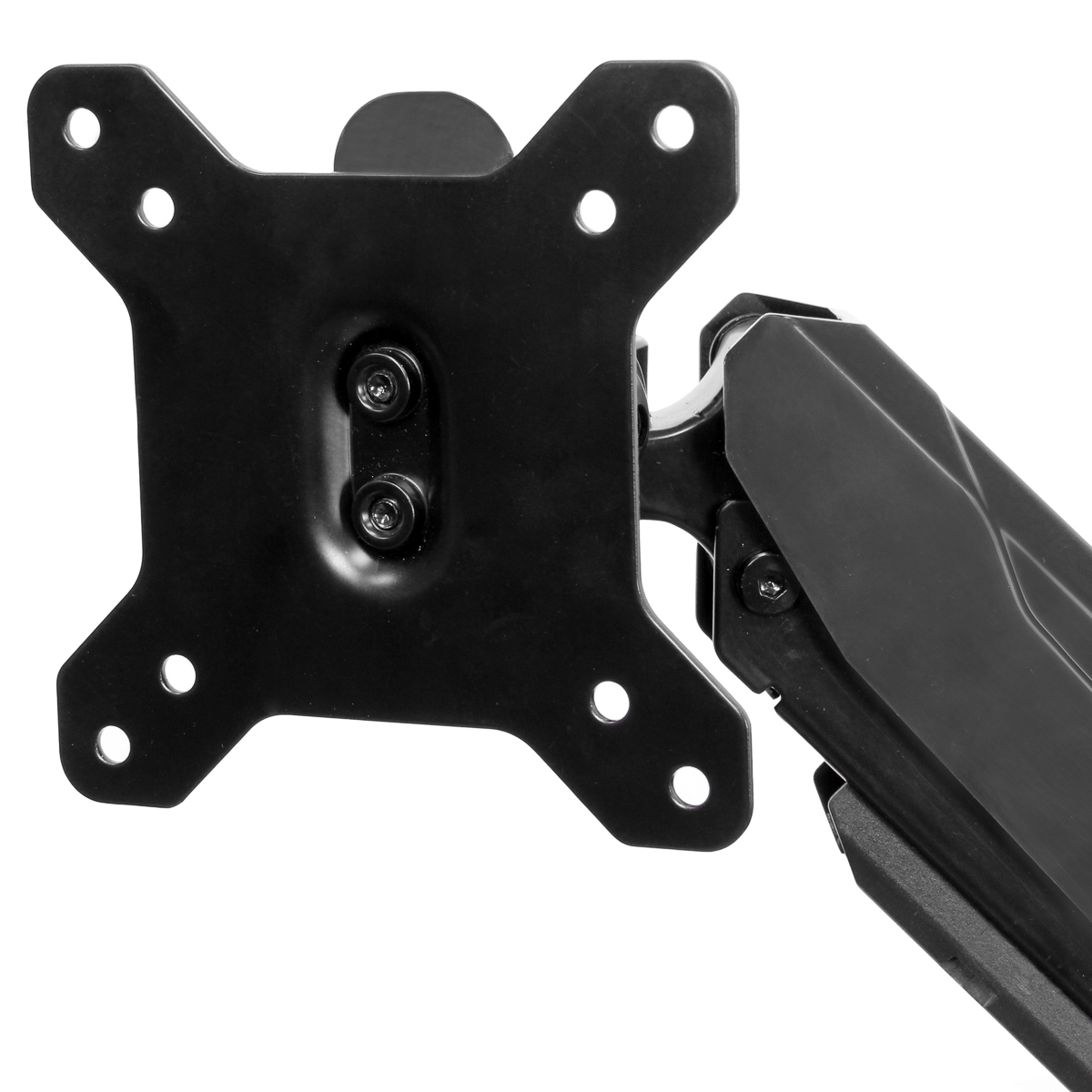 armslimduo StarTech.com ARMSLIMDUO Black Monitor Arm, Desk Mount