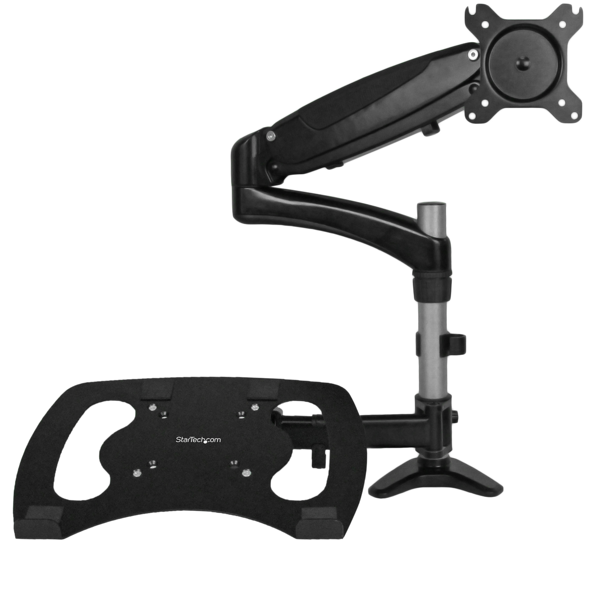 armunonb StarTech.com ARMUNONB Black TV Bracket, Desk Mount