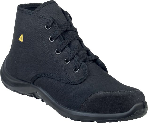 Delta Plus ARONA S1P SRC Unisex Black Stainless Steel Work Shoes, UK 10, EU 44