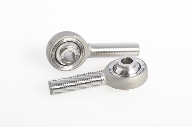 NMB 3/8-24 Male Stainless Steel Rod End, 6.35 mm Bore