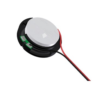 PUI Audio 1 W Miniature Speaker 18 mm Dia., 152 mm Lead Length 5 mm