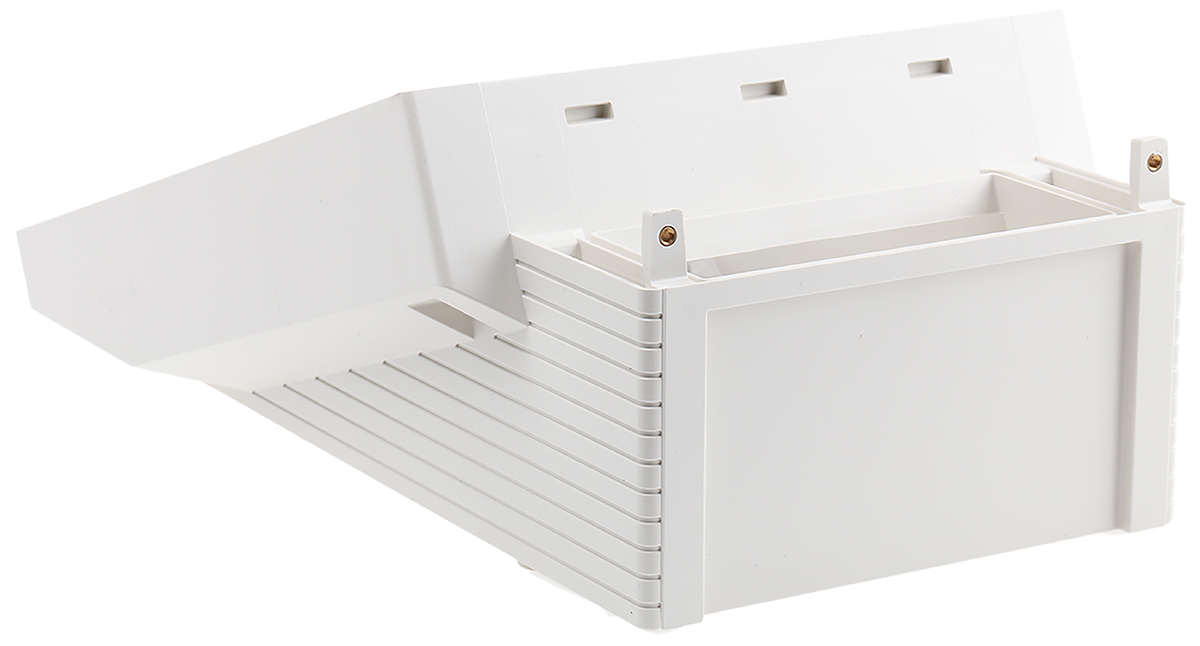 as052875 OKW Datec White ABS Instrument Case 101 mm, 272 mm, 168 mm