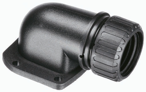 Adaptaflex Black, Conduit Fitting, 32 mm Nominal Size, Polyamide 66, Black IP67 rating