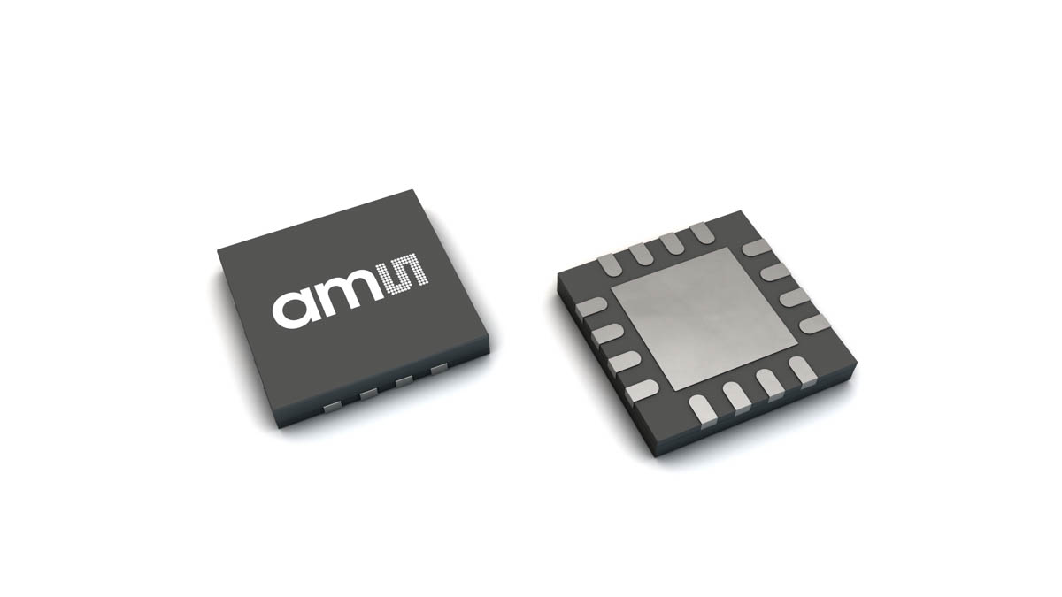 ams OSRAM 1 Axis Surface Magnetic Position Sensor 3 V 3.6V, SPI, QFN, 16-Pin