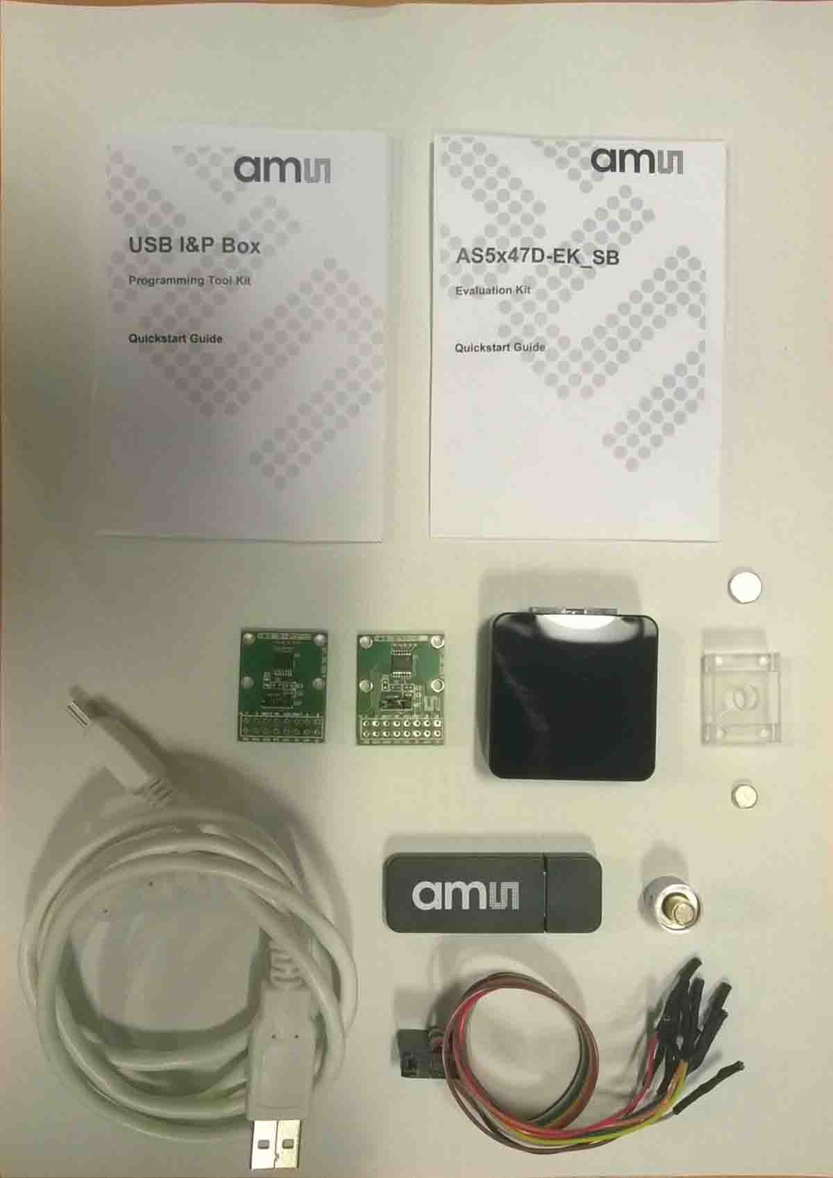 ams OSRAM Evaluation Kit Position Sensor Development Kit for AS5X47D Rotative Motor Control