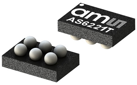 ams OSRAM AS6221T Series, Analogue Output Temperature & Humidity Sensor, Surface Mount, I2C, 0.09 °C, 6-Pin WLCSP
